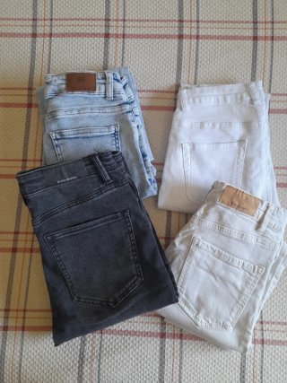 Pantalones vaqueros mujer (4 pares)