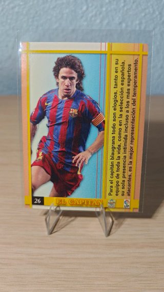 Cromo Puyol Capitán FC Barcelona