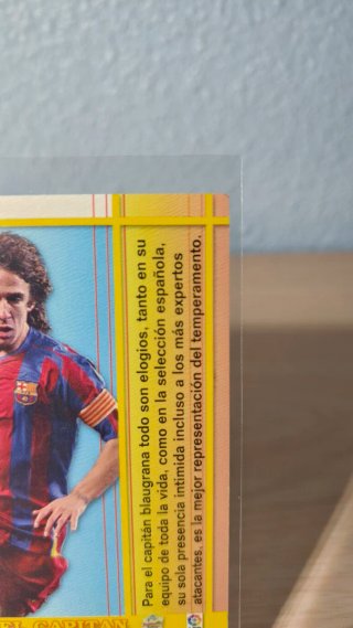 Cromo Puyol Capitán FC Barcelona