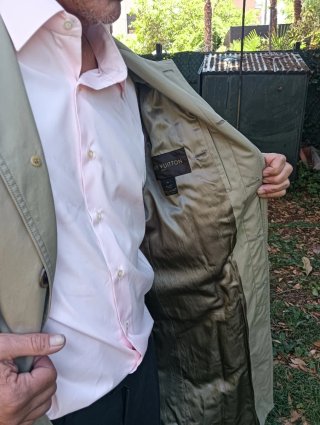 Abrigo Louis Vuitton Hombre Beige