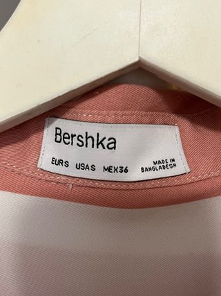 Camisa Bershka Rayas Rosas y Blancas