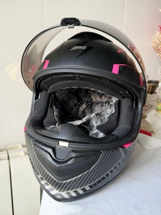 Casco Scorpion EXO-1400 EVO Air Negro/Rosa XS