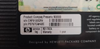 Smontaggio Compaq Presario M2000 <SPEDIZIONE SOLO>