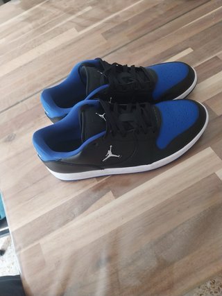 Jordan Zapatillas Negras y Azules Talla 44.5