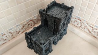 Escenografía Warhammer 40k. Edificio modular.