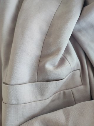 Chaqueta Torero Beige Talla 38