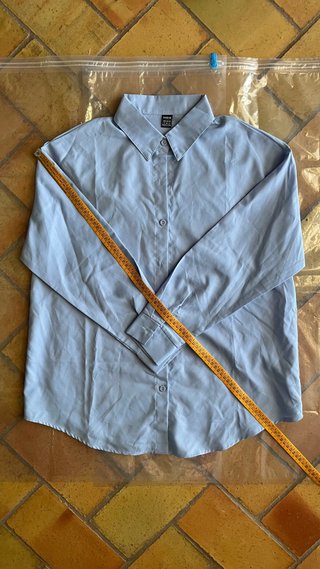 Camicia Shein Azzurra Taglia S Donna