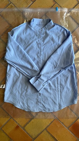 Camicia Shein Azzurra Taglia S Donna
