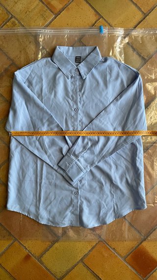Camicia Shein Azzurra Taglia S Donna