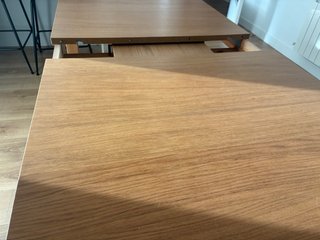 Mesa extensible Ikea Bjursta madera