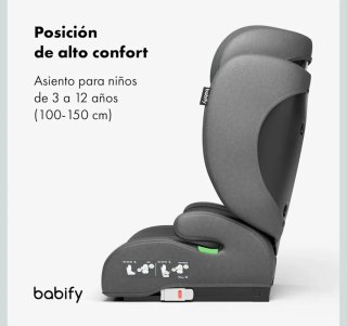 Babify Silla Coche FlexiFit Basic Negra