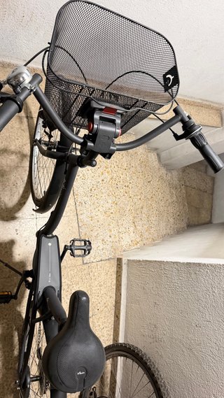 Bicicleta Urbana BTWIN Elops 3 Negra