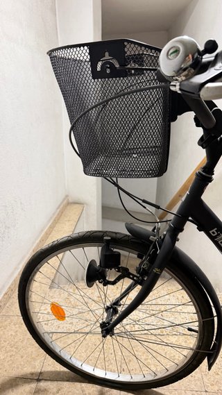 Bicicleta Urbana BTWIN Elops 3 Negra