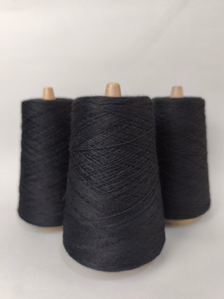 Lote 3 conos perlé negro
