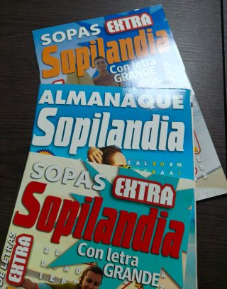 Lote 11 revistas sopilandia letra grande variado