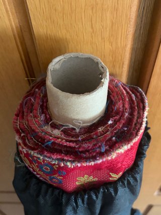 Corte de tela de fallera de Alvaro Moliner.
