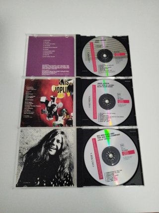 Lote 6 CDs: Joplin, Rolling Stones, Bowie