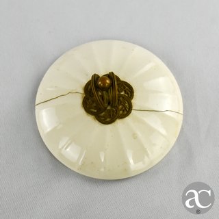 Caixa porcelana e metal dourado, finais do séc XIX