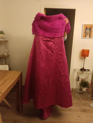 Vestido de fiesta rosa