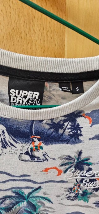 Camiseta Superdry Talla S Estampado Tropical