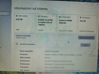 PC Portatile Toshiba Argento/Bianco