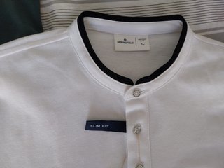 Polos Springfield M (Verde y Blanco)