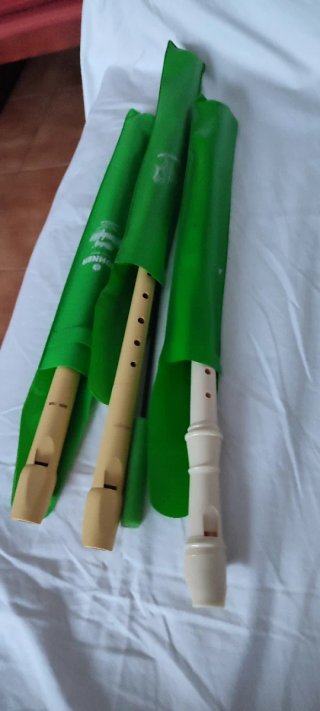 Lote 3 Flautas dulces Hohner