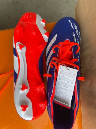 Zapatos de fútbol Adidas Predator Azul Naranja
