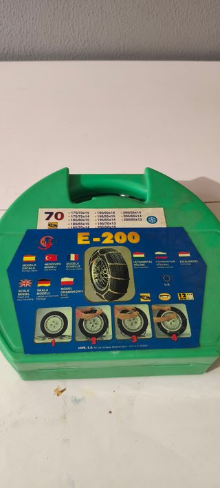 Cadenas para nieve E-200. Sin envío.