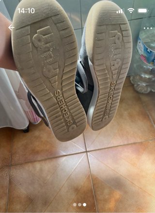 Zapatos casual Skechers grises