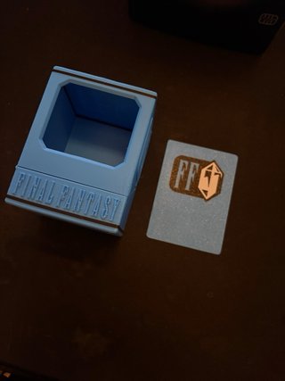 Caja de mazo Final Fantasy azul