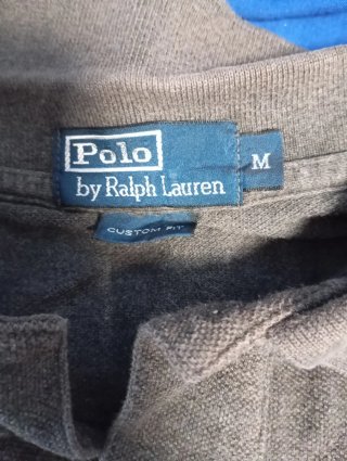 Polo Ralph Lauren Polo Grey 00's Vintage Embroider