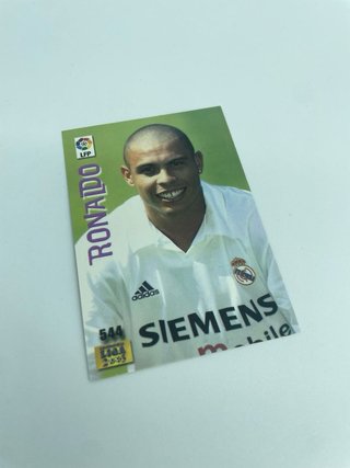 Ronaldo Rookie Welcome Madrid Mundicromo 03 N 544