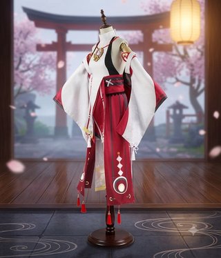 Cosplay Genshin Impact Yae Miko Guuji XXXL