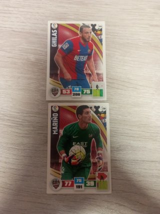 Cartas Levante U.D. Adrenalyn 2015-16