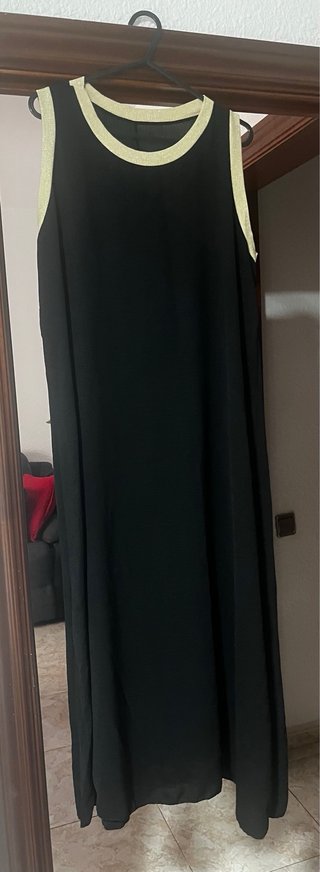 Vestidos largos azules y negros