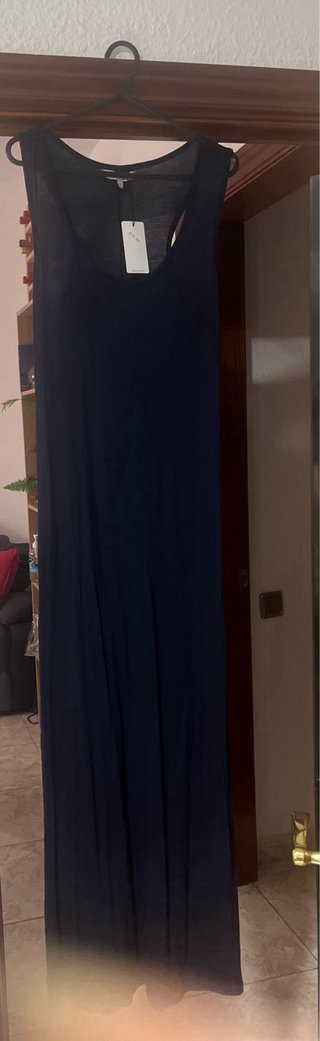 Vestidos largos azules y negros