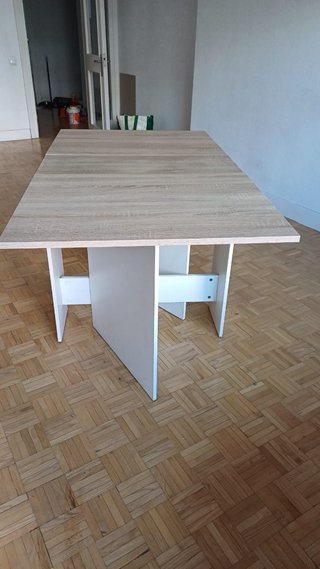 Mesa abatible plegable