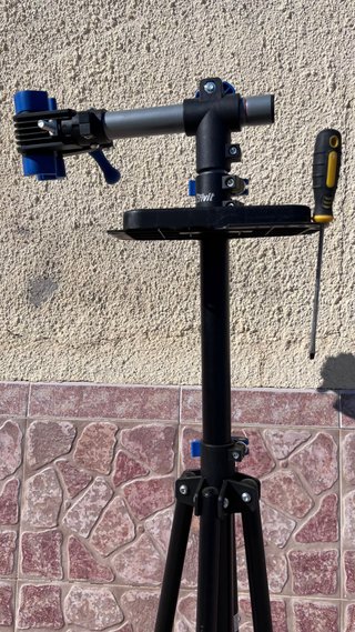 Soporte Reparación Bicicleta Negro/Naranja