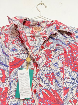 Vestido camisero Pilar Rueda TENCEL estampado flo