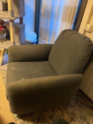Sillón relax reclinable gris oscuro Ekolsund
