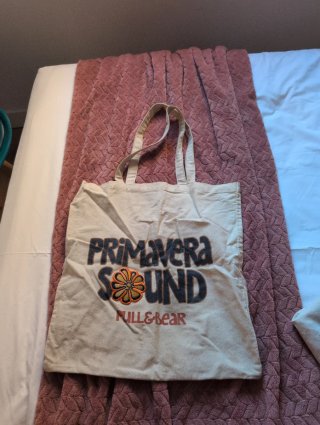 Bolsa de tela Primavera Sound Pull&Bear