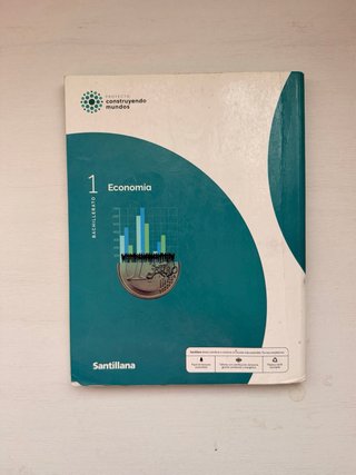 Libro 1º Bachillerato Economía Santillana