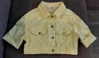 Giubbino crop Liu Jo giallo taglia 42