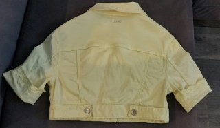 Giubbino crop Liu Jo giallo taglia 42