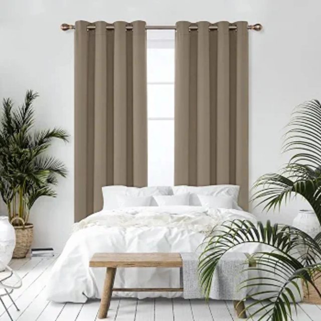 Cortinas Opacas térmicas 215x140 Caqui