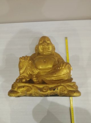 Statua Buddha Dorata Seduta