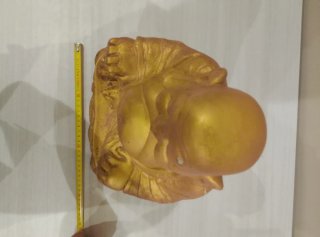 Statua Buddha Dorata Seduta