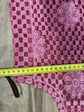Camiseta tirantes crochet mujer L
