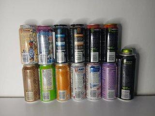 Collezione di lattine Monster Energy